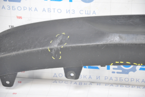 Lower trim of rear bumper Hyundai Sonata 15-17 SE for 1 pipe no 4 fasteners, dented