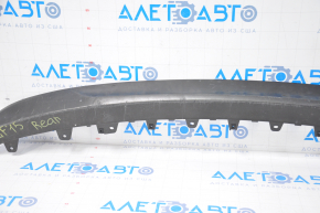 Lower trim of rear bumper Hyundai Sonata 15-17 SE for 1 pipe sawed