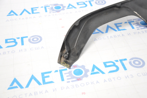 Lower trim of rear bumper Hyundai Sonata 15-17 SE for 1 pipe, broken fasteners, scratches, dented