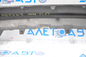 Lower trim of rear bumper Hyundai Sonata 15-17 SE for 1 pipe, broken fasteners, scratches, dented