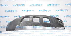 Front bumper lip Honda CRV 12-14 pre-restoration missing fragment on the left, tears, dented, broken fasteners