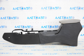 Central console armrest and cup holders Hyundai Elantra AD 17-18 black with gray, scratches