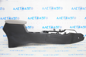 Central console armrest and cup holders Hyundai Elantra AD 17-18 black with gray, scratches