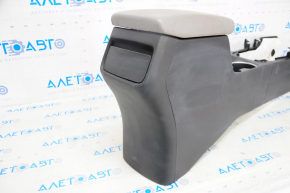 Central console armrest and cup holders Hyundai Elantra AD 17-18 black with gray, scratches
