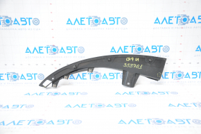Front bumper protection pad lower left Mazda CX-7 06-09 tears, broken fastening, dented