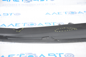 Front bumper protection pad lower left Mazda CX-7 06-09 tears, broken fastening, dented