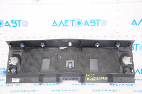 Chevrolet Volt 11-15 trunk opening trim black, worn