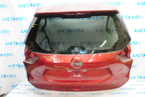 Naked tailgate with glass Nissan Rogue 14-18 electric drive red NAH