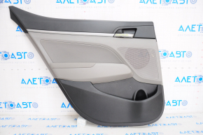 Door trim card rear left Hyundai Elantra AD 17-18 gray, scratches