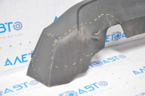 Lip cover rear bumper Chevrolet Volt 11-15 broken fasteners, sawed, tears, dented