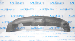 The lip of the rear bumper of the Chevrolet Volt 11-15 is dented, the fasteners are broken, it is filed