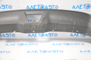The lip of the rear bumper of the Chevrolet Volt 11-15 is dented, the fasteners are broken, it is filed
