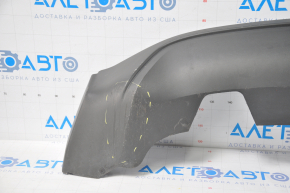 The lip of the rear bumper of the Chevrolet Volt 11-15 is dented, the fasteners are broken, it is filed