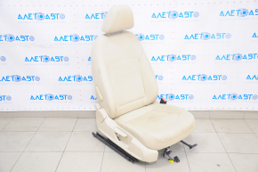 Passenger seat VW Passat b7 12-15 USA with airbag, mechanical, heated, leather, beige, dry-cleanable