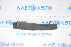 Front bumper lip extension right Chevrolet Volt 11-15 rubber no 1 fastener, fastener torn, sawed