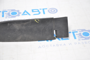 Front bumper lip extension right Chevrolet Volt 11-15 rubber no 1 fastener, fastener torn, sawed