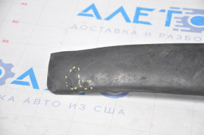 Front bumper lip extension right Chevrolet Volt 11-15 rubber no 1 fastener, fastener torn, sawed