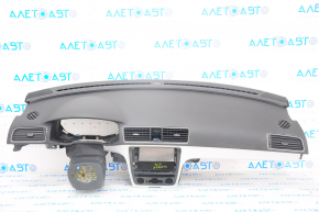 Torpedo front panel with AIRBAG VW Passat b7 12-15 USA gray insert