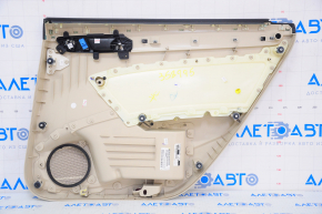 Door trim card rear left VW Passat b7 12-15 USA beige, scratch, crack in fastening
