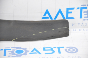 Front bumper lip extension right Chevrolet Volt 11-15 rubber tears, filed