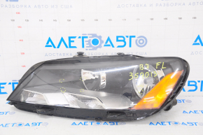 Headlight front left VW Passat b7 12-15 USA naked, halogen, sand