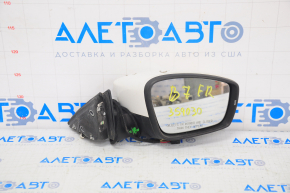 Side mirror right complete VW Passat b7 12-15 USA type b7 6 pins, white, turn signal