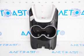 Center console trim with cup holders Ford Fusion mk5 13-16 type-2, broken mount