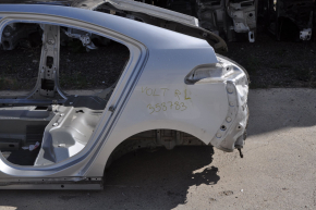 Quarter wing rear left Chevrolet Volt 11-15 silver, on the body