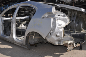 Quarter wing rear left Chevrolet Volt 11-15 silver, on the body