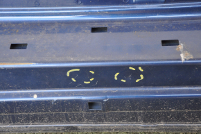 Front left quarter Hyundai Sonata 15-19 blue with central pillar, sawn off side member and roof pillar, butts