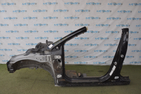 Front quarter left Ford Fusion mk5 13-20 black with central pillar, pokes