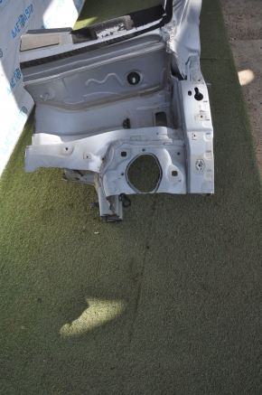 Front left quarter Infiniti QX30 17-19 silver, sawn off side member, dented