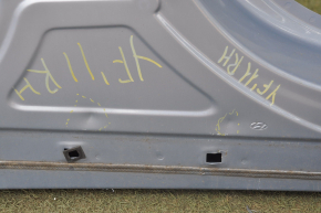 Front right quarter Hyundai Sonata 11-15 blue with central pillar, pokes