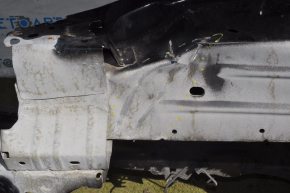 Front left quarter Fiat 500X 16-22 black with central pillar, bent side member, dented, bumps