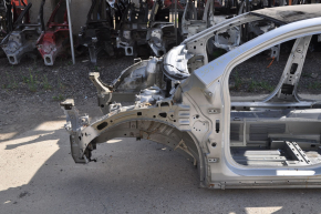 Front left quarter Chevrolet Volt 11-15 silver, on the body