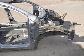Front right quarter Chevrolet Volt 11-15 silver, on the body, dented