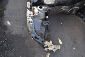 Front right quarter Chevrolet Volt 11-15 silver, on the body, dented