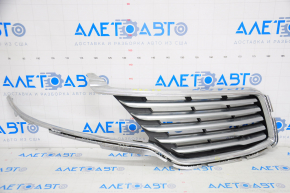 Radiator grill right Lincoln MKC 15-18 pre-rest with frame, bumper on chrome