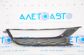 Left front bumper grille for VW Passat B7 12-15 USA, with molding, under fog lights
