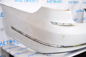 Bare rear bumper VW Passat b8 16-19 USA white, scratches
