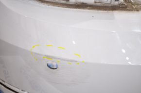 Bare rear bumper VW Passat b8 16-19 USA white, scratches