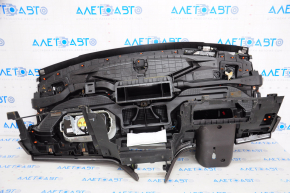 Torpedo front panel with AIRBAG Lincoln MKC 15-19 dark brown, insert under the tree, under the sensor, broken bar