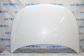 Hood bare Hyundai Sonata 15-17 white W8 dents, rust on the hinge