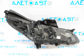 Headlight front left bare Hyundai Sonata 15-17 halogen with mount, for polishing