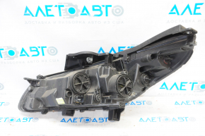 Headlight front right bare Hyundai Sonata 15-17 halogen with mount, for polishing