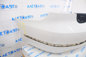 Bare rear bumper VW Passat b7 12-15 USA white, chrome molding