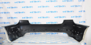 Bare rear bumper VW Passat b7 12-15 USA white, chrome molding
