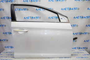 Door assembly front right Hyundai Sonata 15-19 white W8, dents