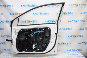 Door assembly front right Hyundai Sonata 15-19 white W8, dents