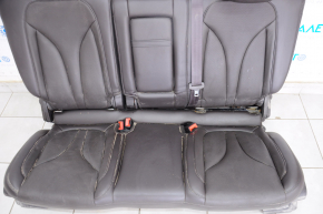 Rear Seats 2nd Row Lincoln MKC 15-19 Leather Dark Brown Water Damage